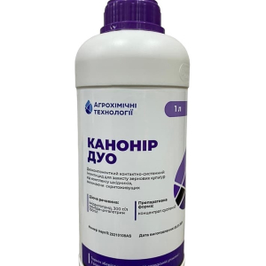 Інсектицид Канонір Дуо АХТ 1 л (імідаклоприд 300 + лямбда-цигалотрин 100 г/л) овочі сади зернові від шкідників