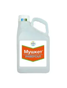 Страховий гербіцид Мушкет Універсал Bayer оригінал 5 л (йодосульфурон + 2,4-Д) для зернових проти злакових і дводольних
