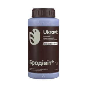 Родентицид Бродивіт Ukravit 1 л бродіфакум від мишей і щурів