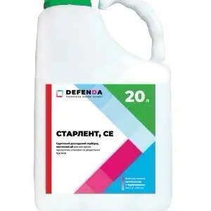 Ґрунтовий гербіцид Старлент DEFENDA 20 л (пропізохлор 360 + тербутилазин 190 г/л) кукурудза соняшник злакові дводольні