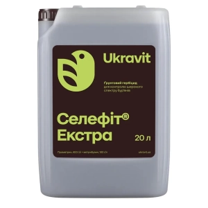 Грунтовий гербіцид Селефіт Екстра Ukravit 20 л (прометрин 400 + метрибузин 100) для сої і картоплі від дводольних